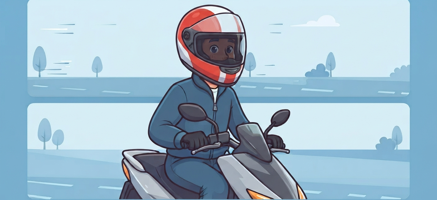 Ilustración sobre seguridad vial